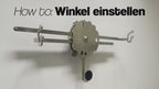 wie stelle ich den Winkel ein bei WALLter – dem nahezu unsichtbaren horizontalen Wandhalter, der deine E-Gitarre & E-Bassd an den Gurtpins hält!